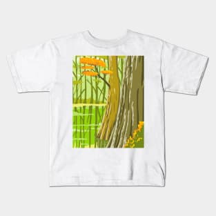 Congaree National Park in Columbia South Carolina United States WPA Poster Art Color Kids T-Shirt